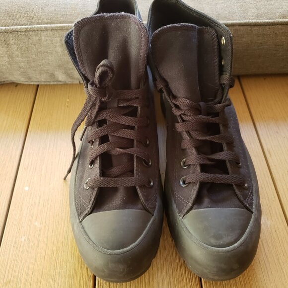 EUC CTAS Converse Lugged High 'Black Monochrome' (9) KICKS 569891C - Picture 3 of 8